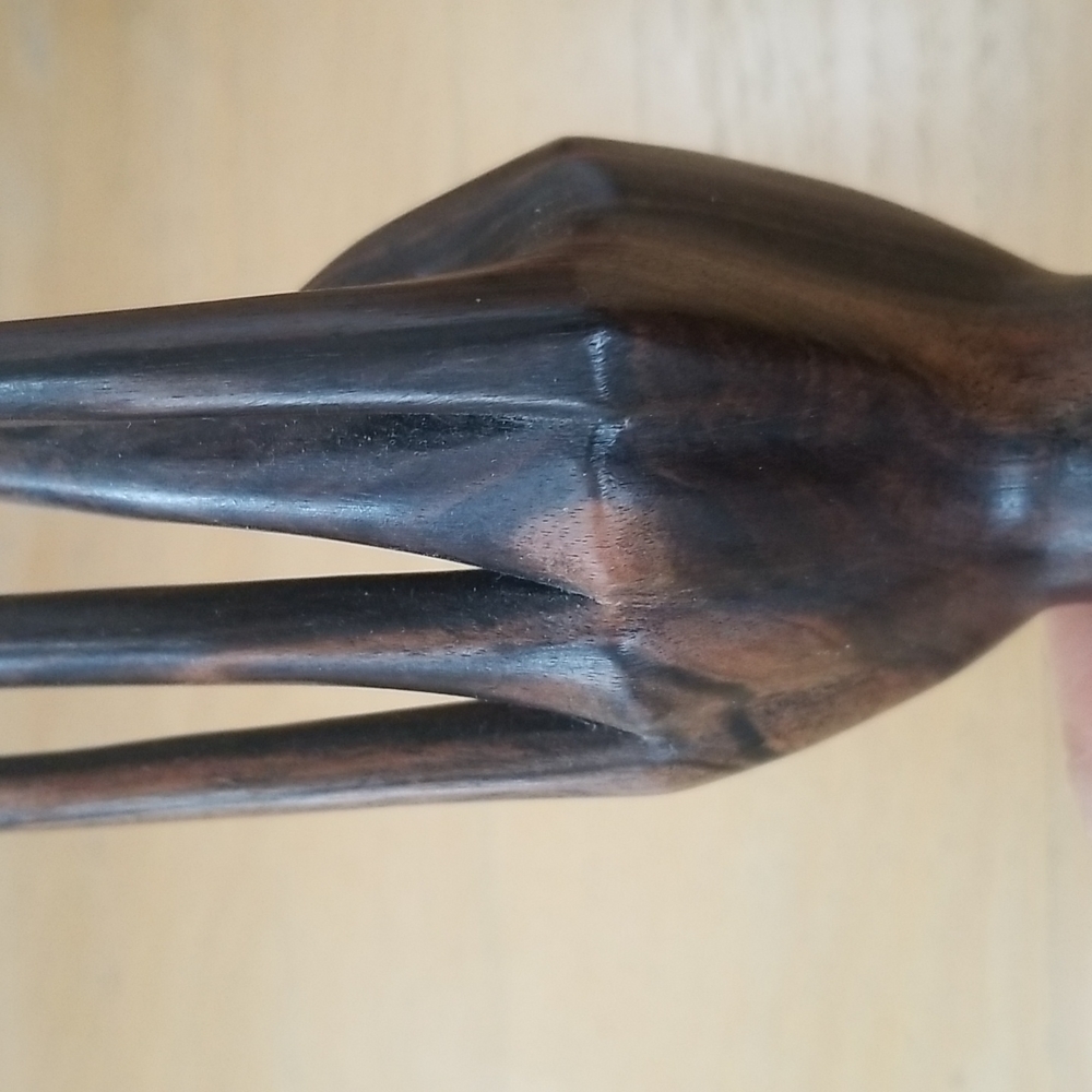 Bali Indonesia Buddha Mudra Hand Carved Coromandel Wood Hands - Picture 9 of 15